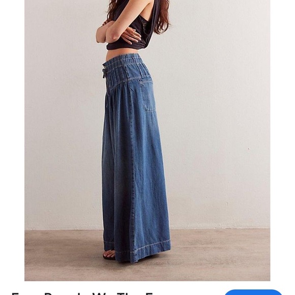 ⭐️New Free People Forget Me Knot Pull on Jeans⭐️ - Picture 6 of 12